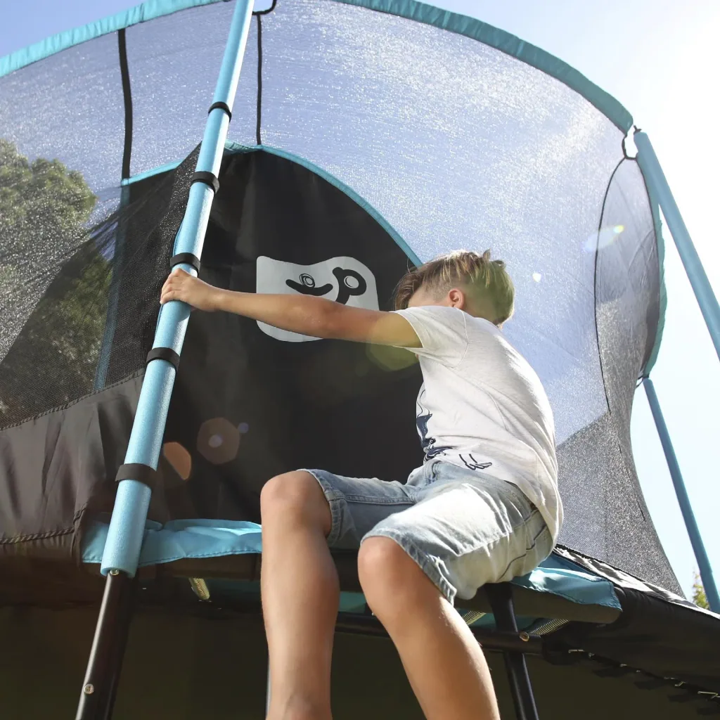 Genius Trampolin blau/schwarz Ø366 cm