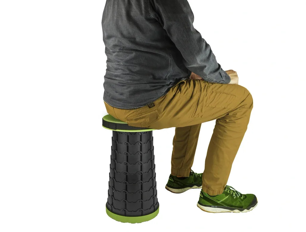 Camping Falthocker, Sitzfläche 25 cm, Tragkraft 150 kg