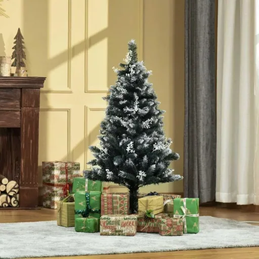 Künstlicher Weihnachtsbaum 1,2 m Christbaum Schne
