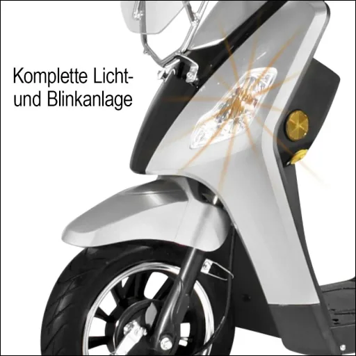 3-Rad E-Mobil Bologna 25 km/h schwarz