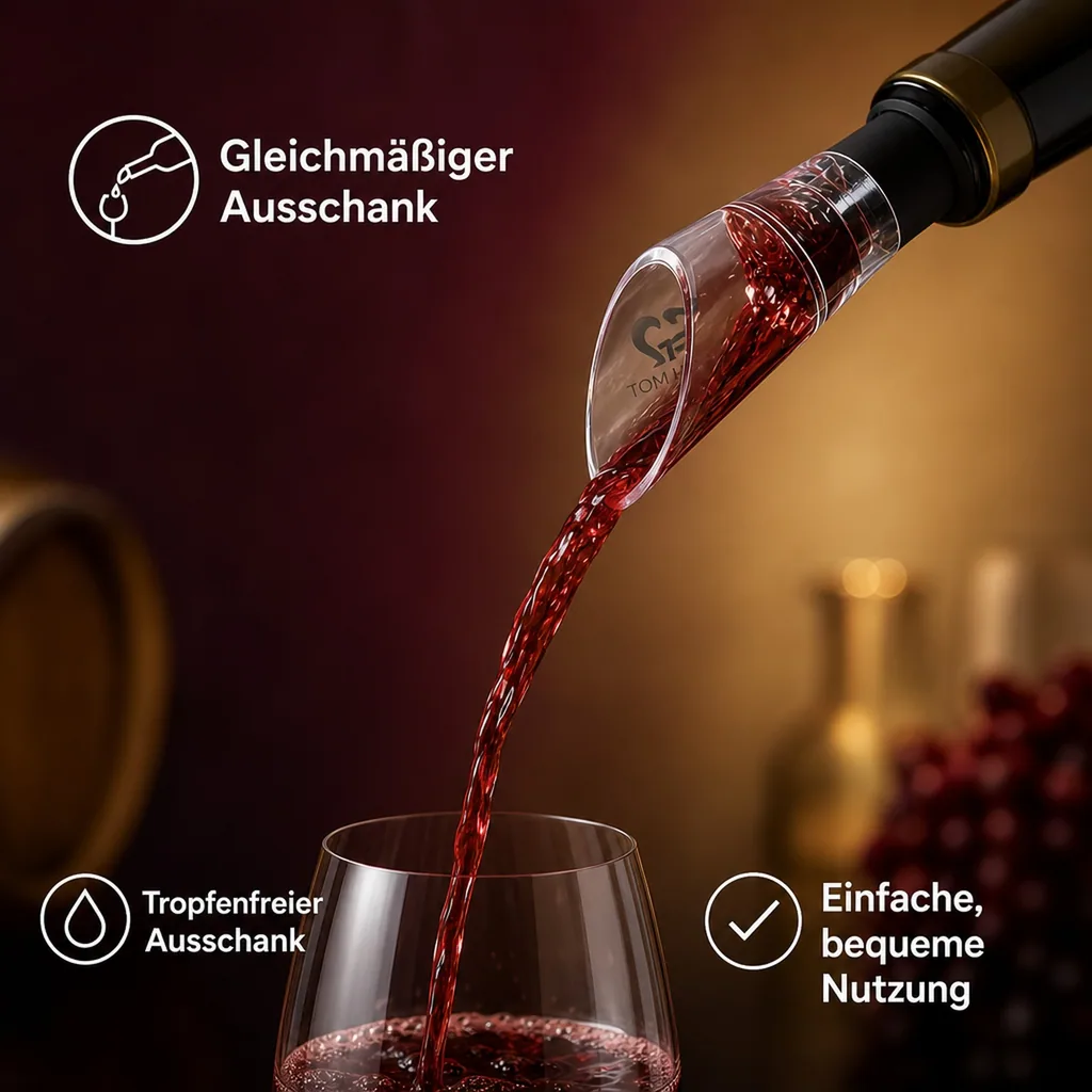 Weinausgießer - Filtro, mit Weinsteinsieb