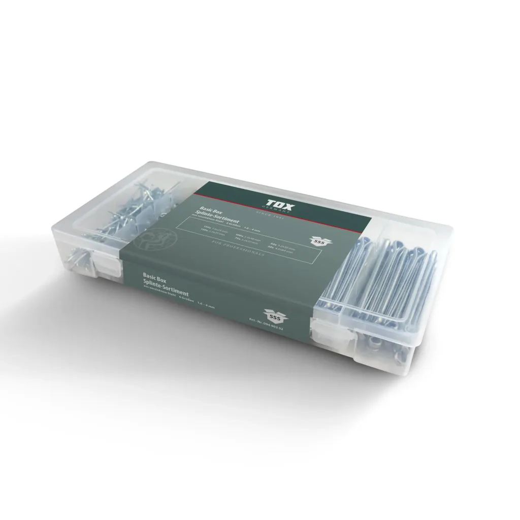 Splinte - Sortiment Basic Box 555-teilig