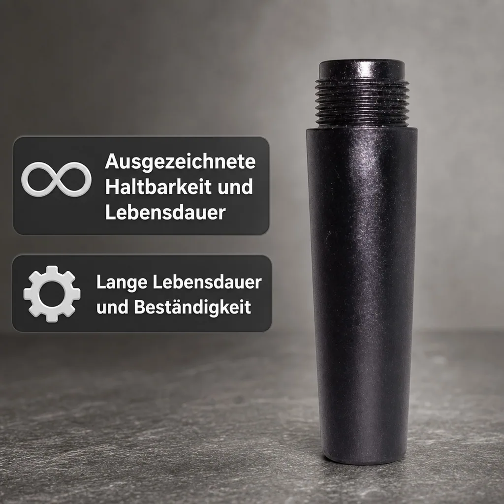 Auslauftülle für Kompensatorhahn - Kunststoff schwarz