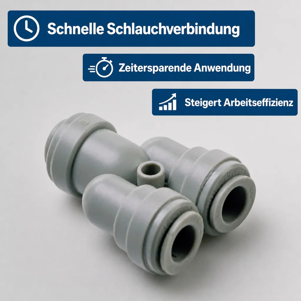 Y - Steckverbinder für Schlauch 3/8"