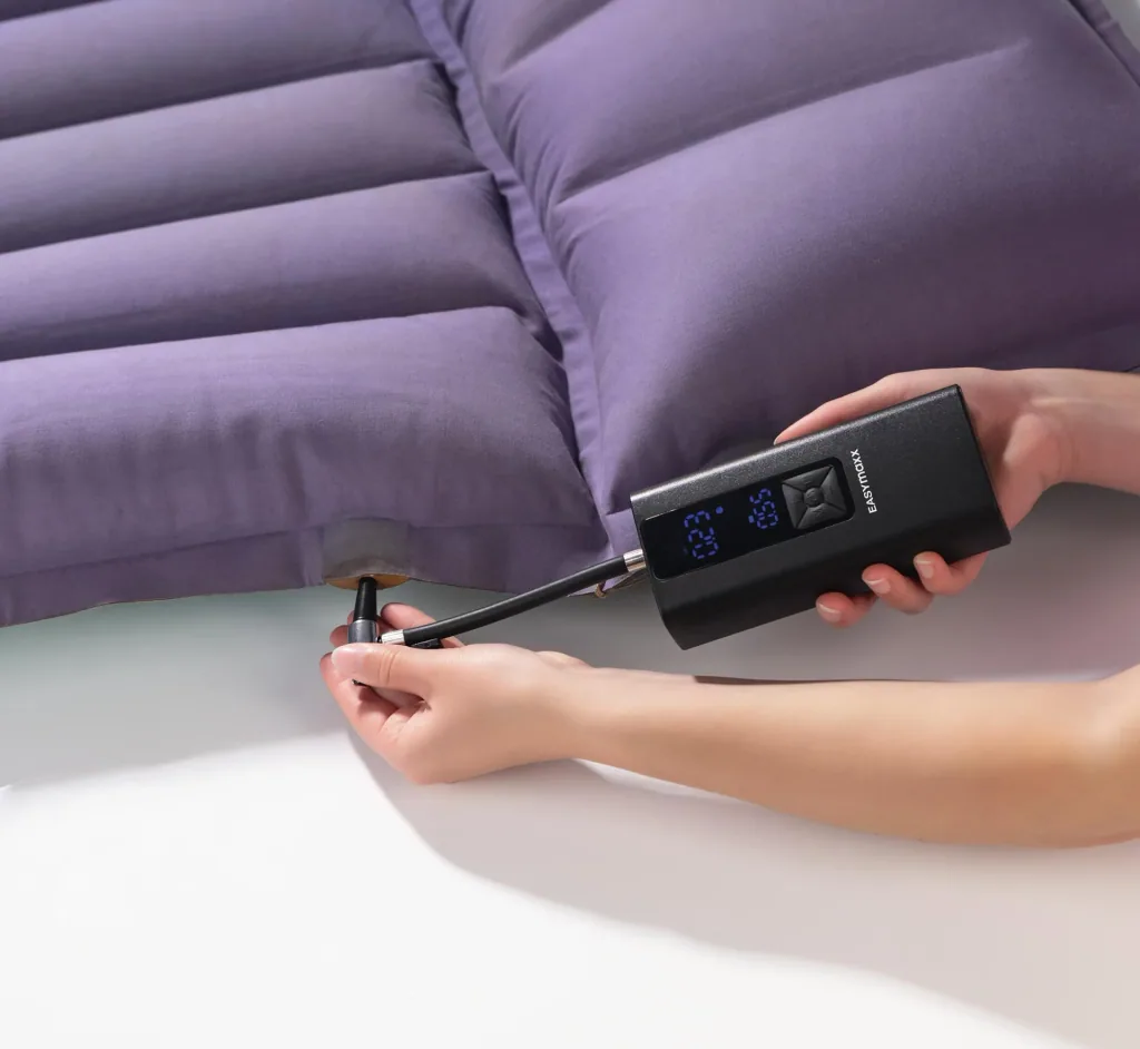 Akku-Handkompressor mit Digital-Display, 12 Volt, schwarz