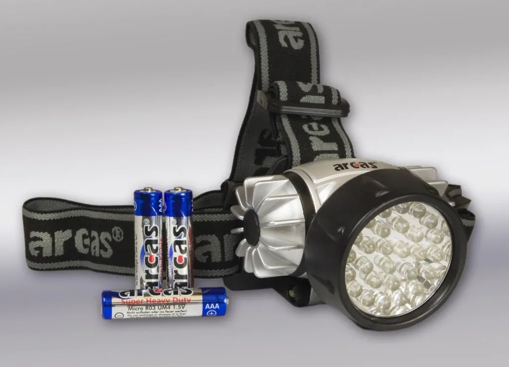 Kopflampe mit 28 LEDs - inkl. Batterien