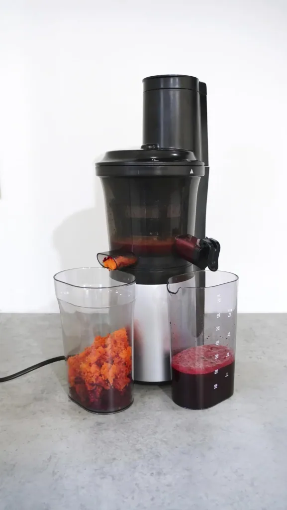 Entsafter, Design Slow Juicer "SJW 300", Edelstahl, Schwarz, 300 Watt