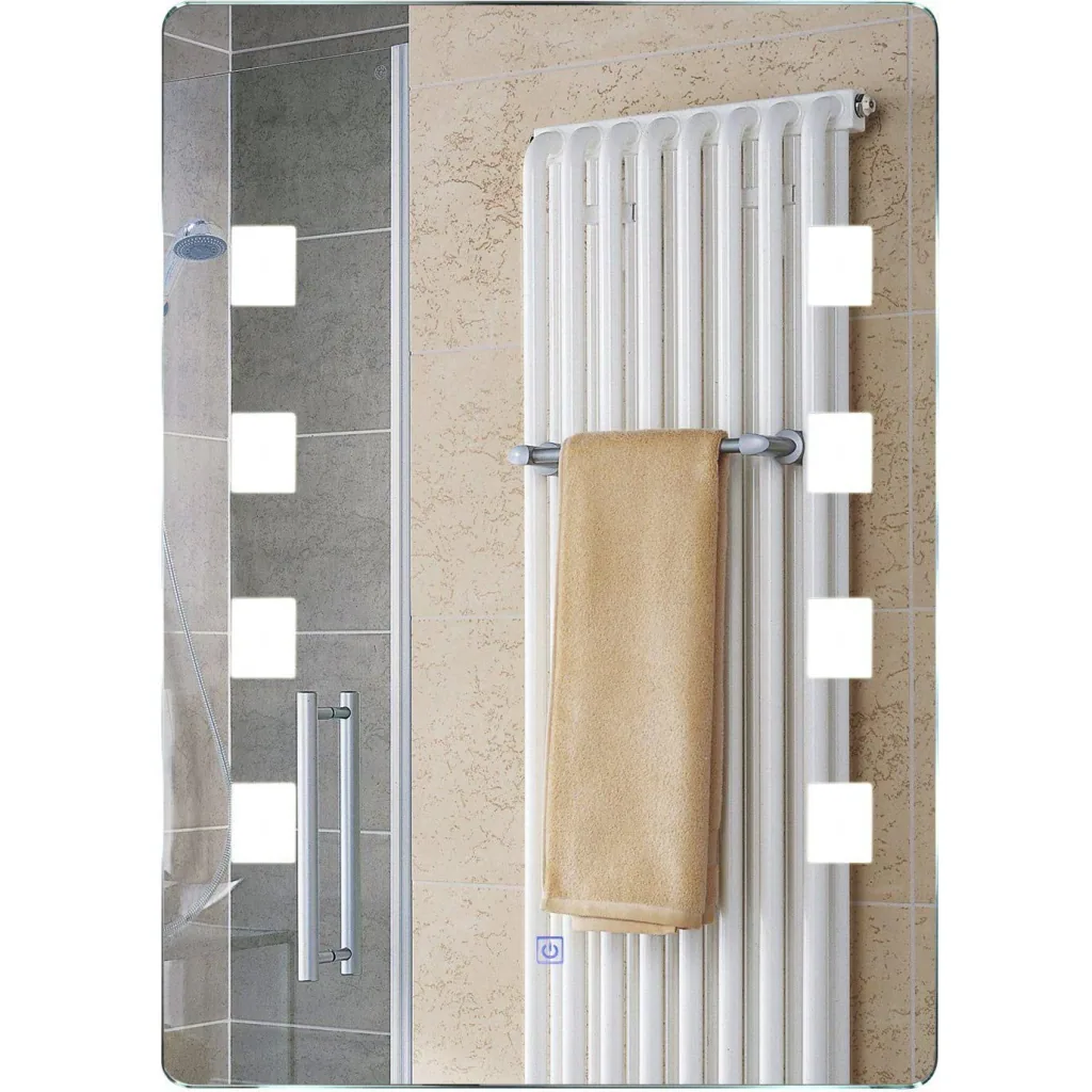 Lichtspiegel Badspiegel LED Spiegel Wandspiegel 50 x 70 x 4cm