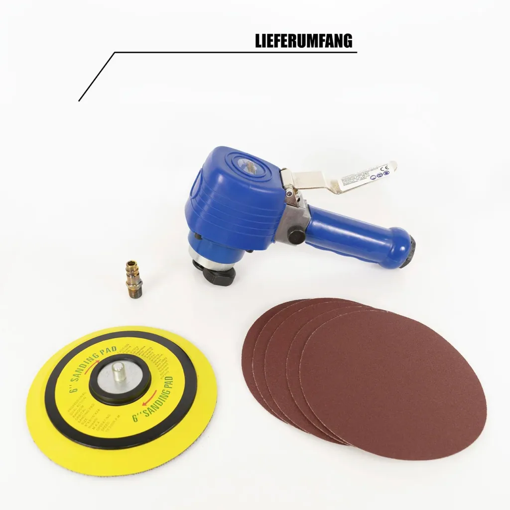Druckluft-Exzenterschleifer, 15 cm