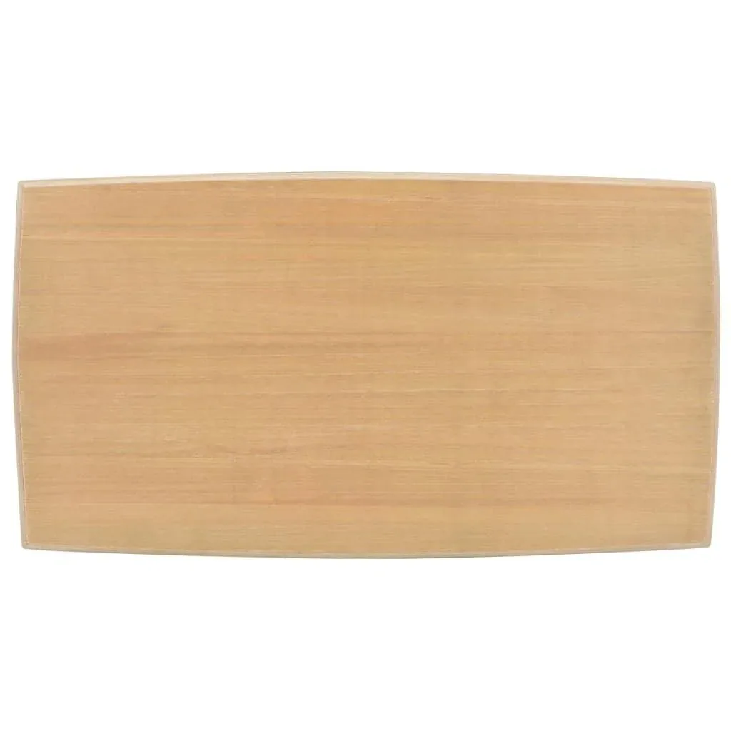 Couchtisch 110x60x40 cm Kiefer massiv grau und braun