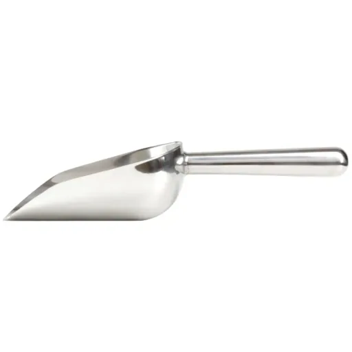 Eisschaufel Edelstahl poliert - Profi scoop, 12 oz.(355 ml.) 250 mm lang
