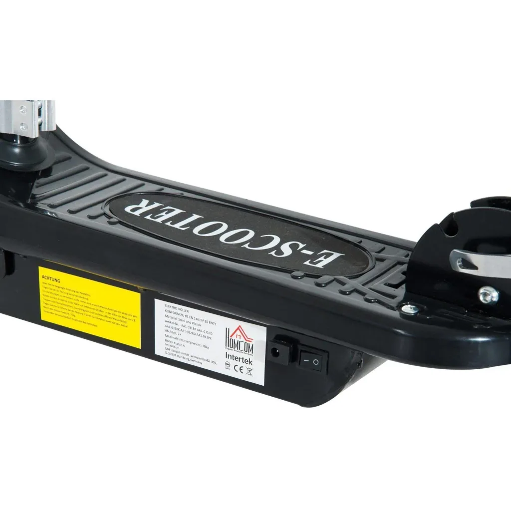 Elektroroller Kinderroller Cityroller 120W Schwarz
