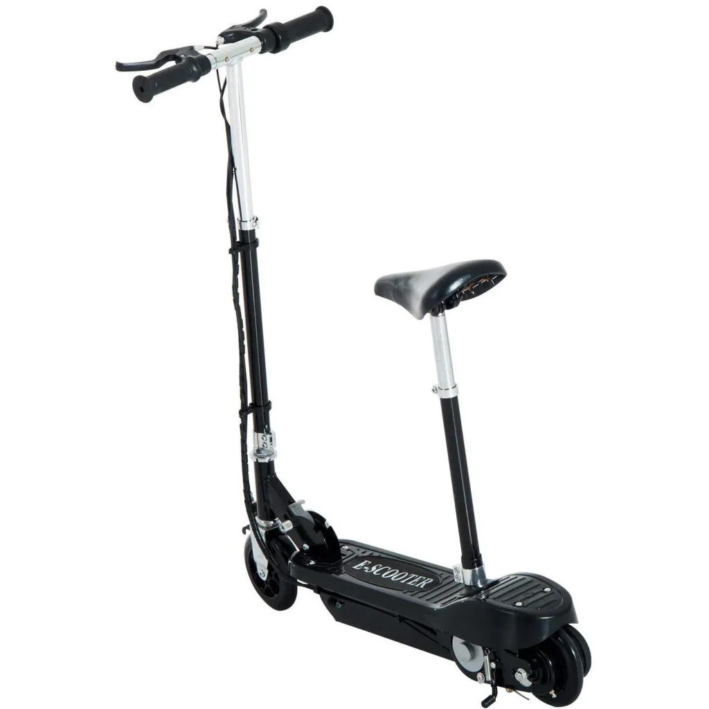 Elektroroller Kinderroller Cityroller 120W Schwarz