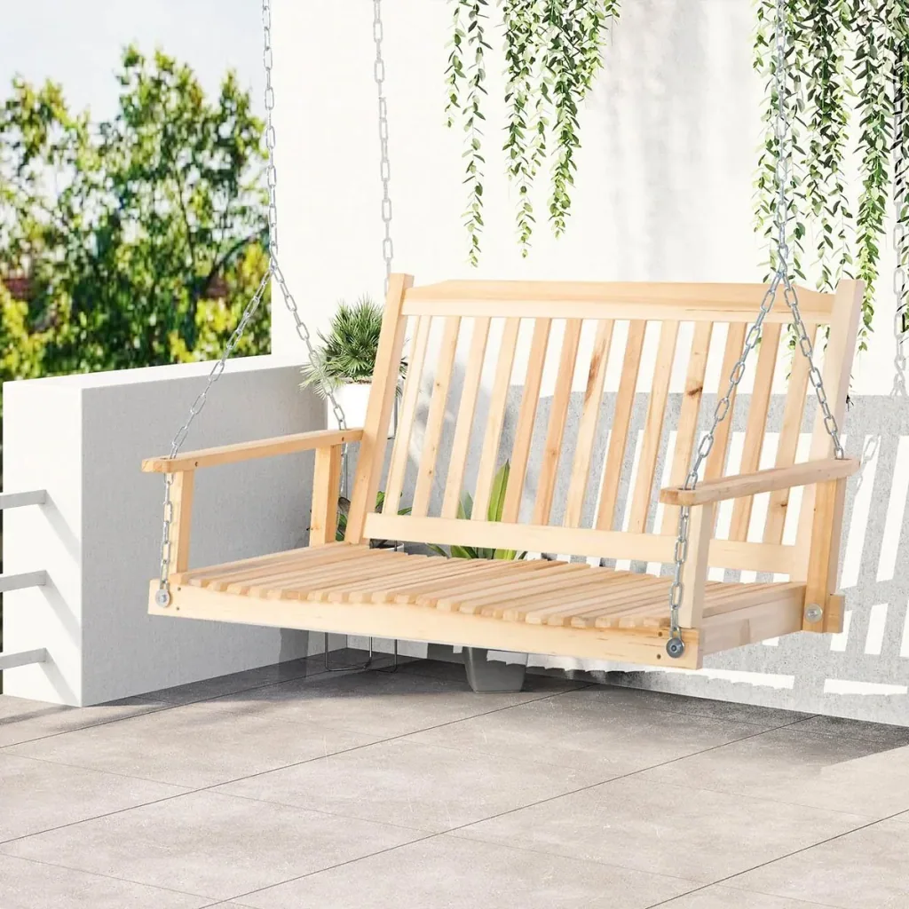 Gartenschaukel für 2 Personen 117 cm 69 cm x 60 cm