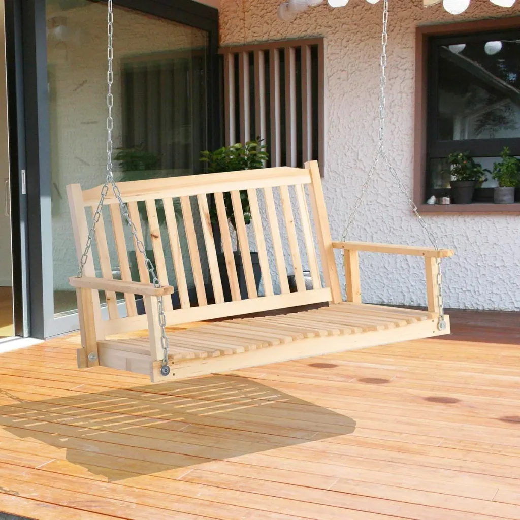 Gartenschaukel für 2 Personen 117 cm 69 cm x 60 cm