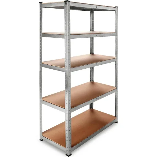 Schwerlast-Metall-Lagerregal / Regaleinheit, 5 Böden 875kg Tragkraft 180x90x60 cm 175kg pro Boden