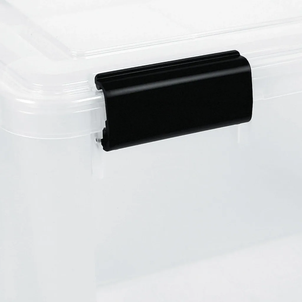 Wasserdichte Aufbewahrungsbox, transparent, 50 Liter