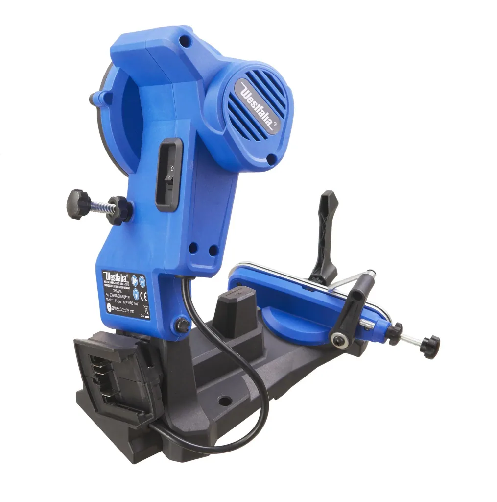 Akku-Sägekettenschärfgerät, 18 Volt, SKSG 18, inklusive Li-Ion-Akku, 4,0 Ah und Ladegerät 2,4 A ALG 18 Volt