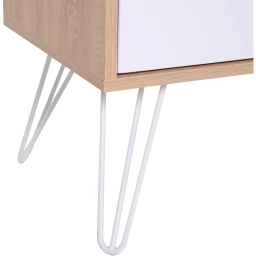 Nachttisch Nachtschrank Beistellstisch Flurkommode Konsole 4 x Schublade