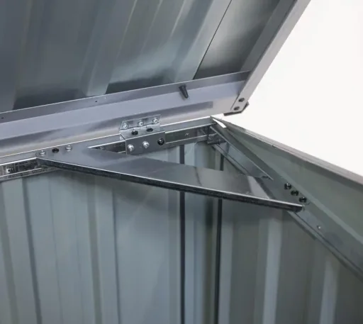 Westmann Mülltonnenbox für 1x 240 L, 104×101×134 cm, Anthrazit – abschließbarer Stahlkorpus