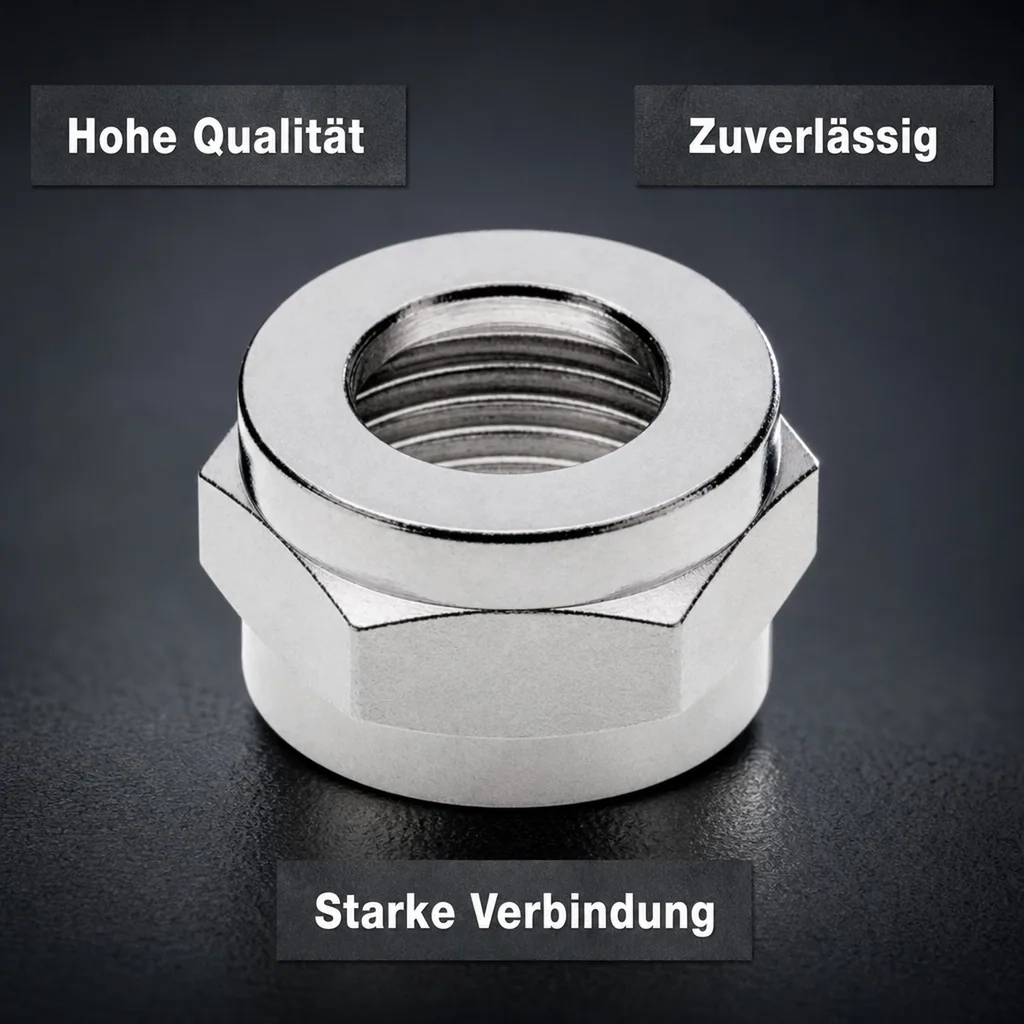 Sechskantmutter 3/4 Zoll für Co2 Schlauch