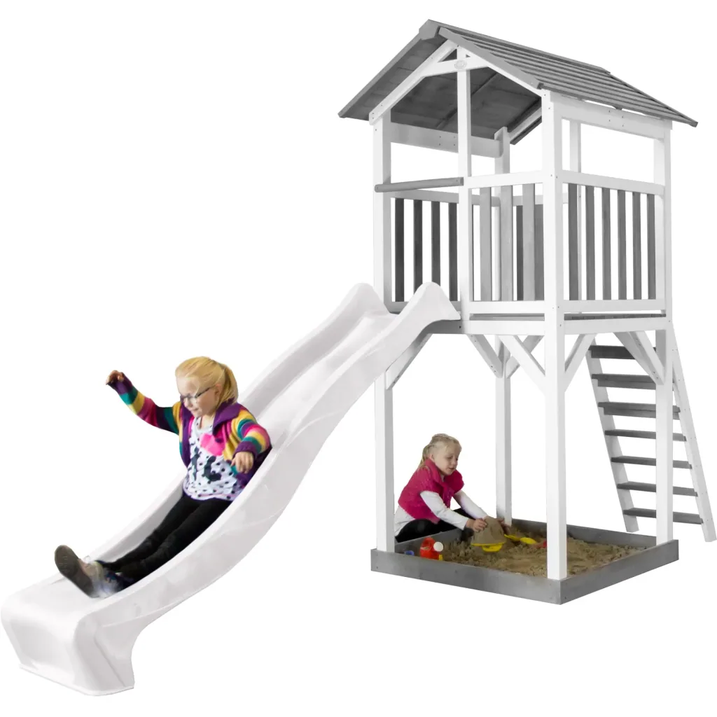 Beach Tower Spielturm - Weiße Rutsche