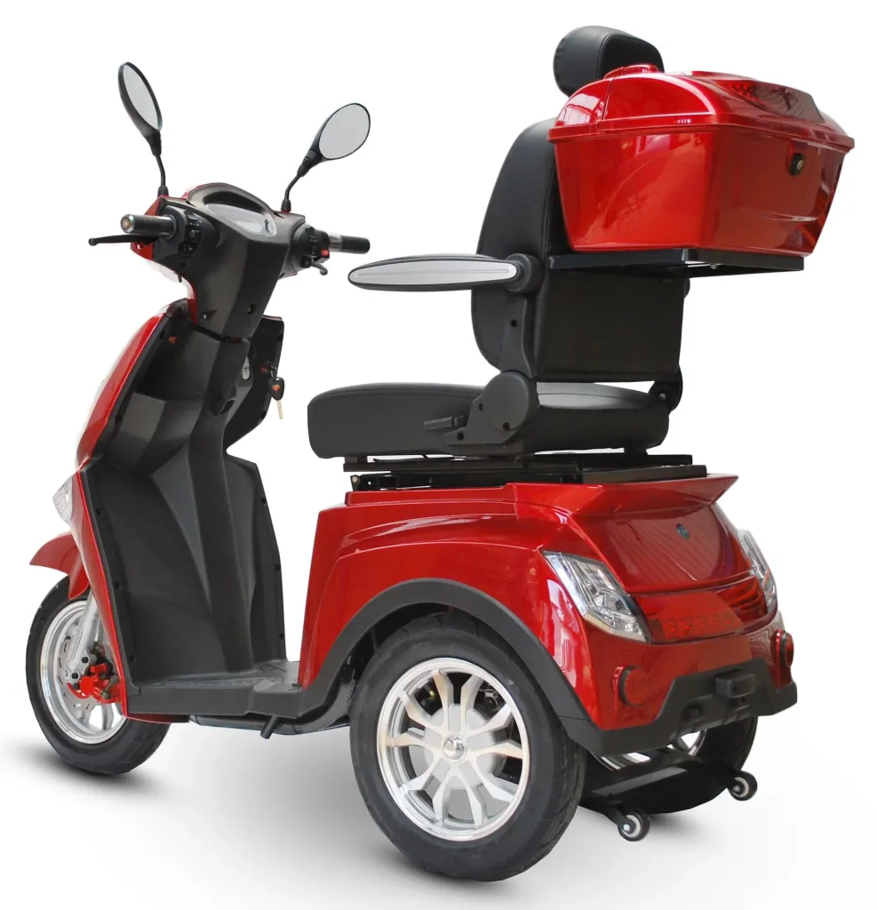 Elektromobil rot - 25 km/h - 1000 Watt - Seniorenmobil