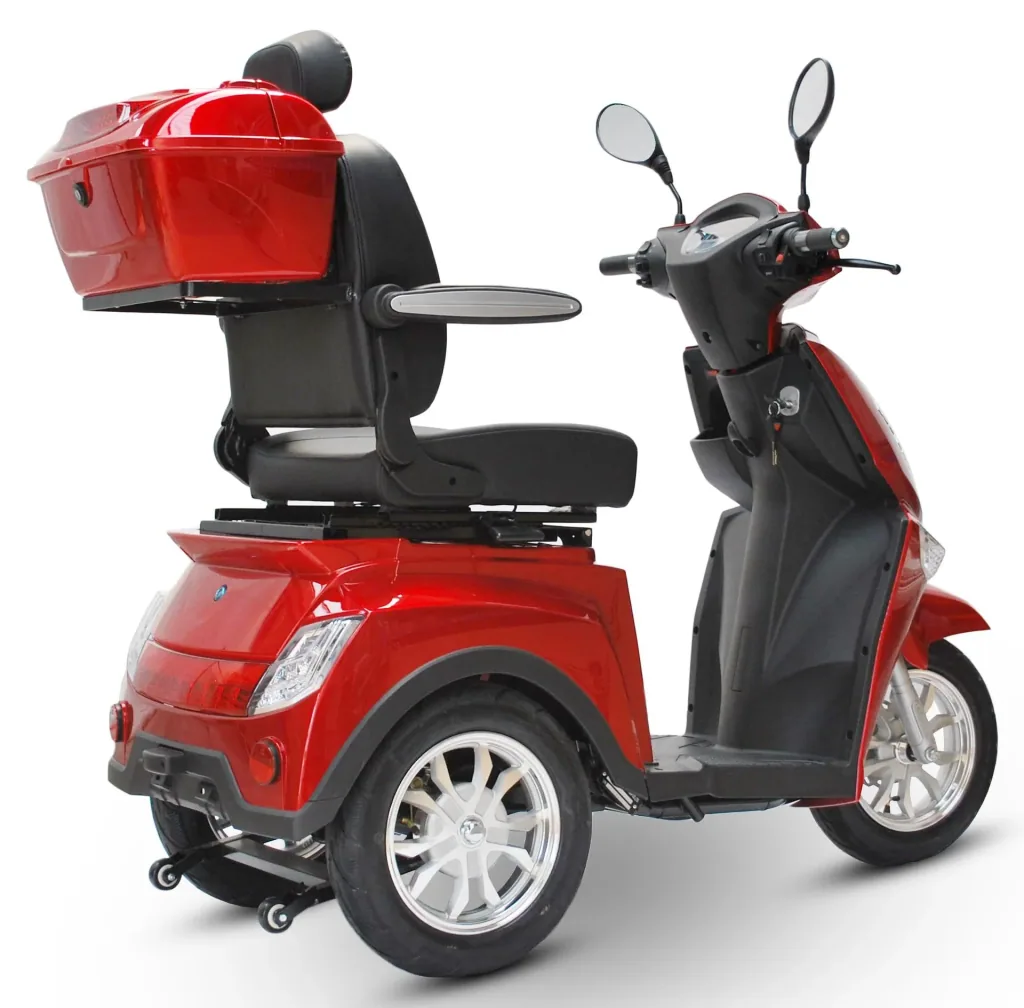 Elektromobil rot - 25 km/h - 1000 Watt - Seniorenmobil