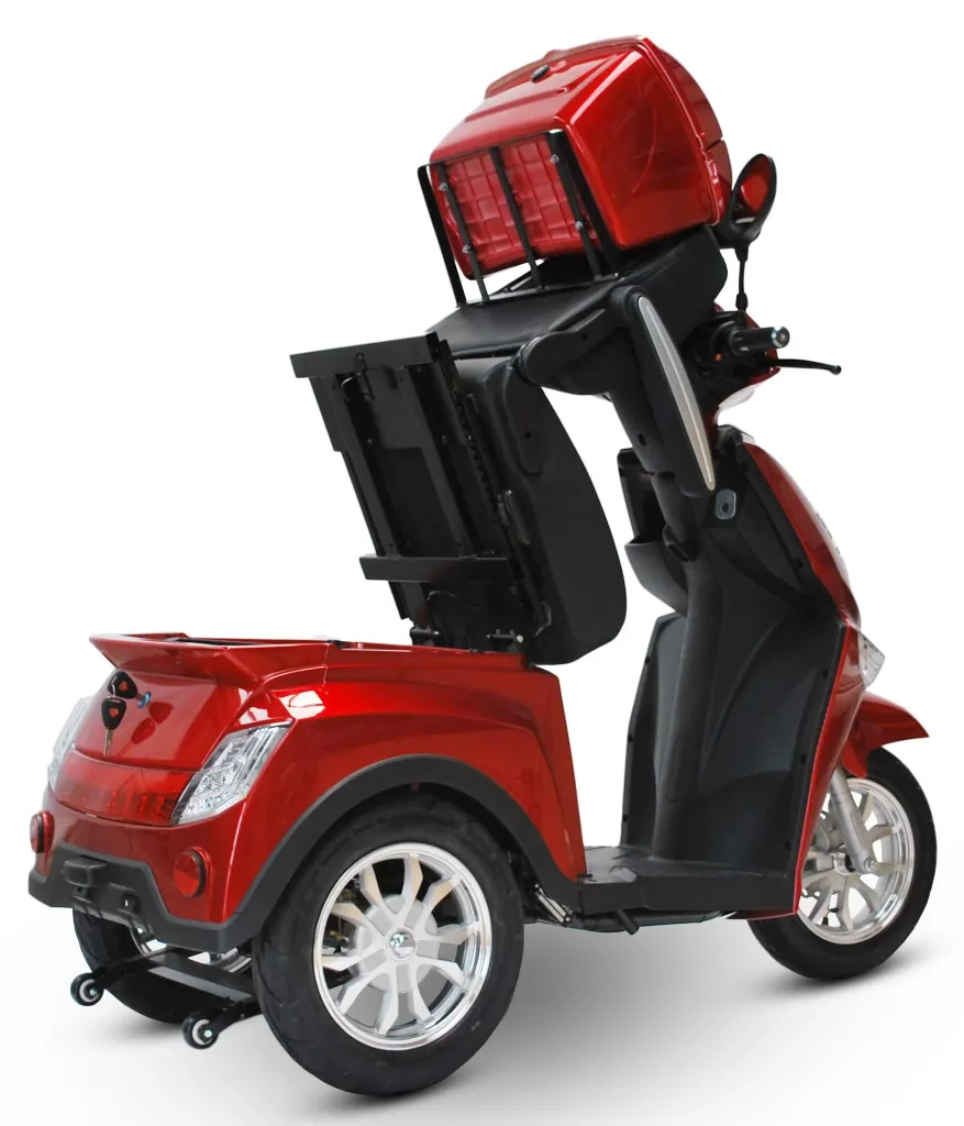Elektromobil rot - 25 km/h - 1000 Watt - Seniorenmobil