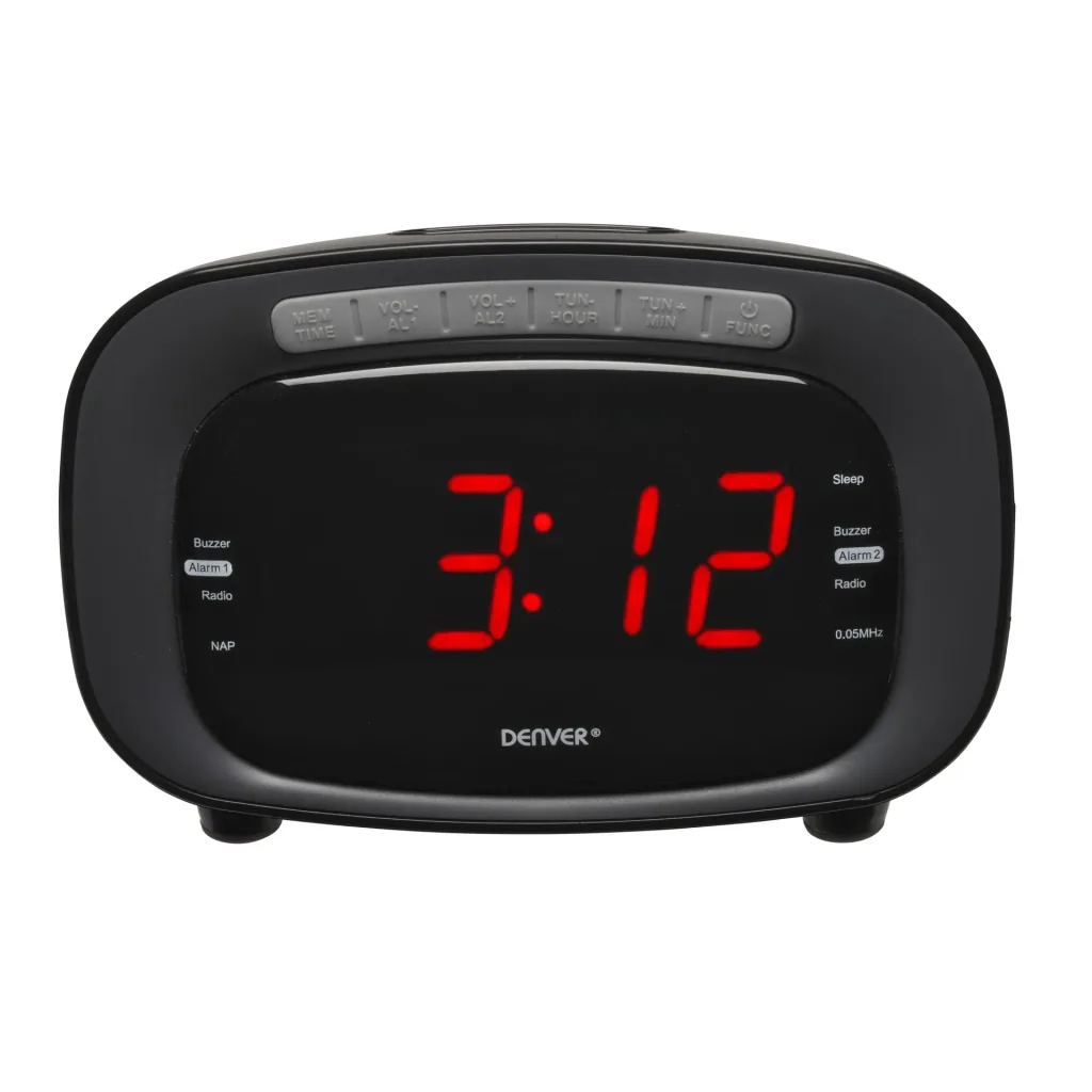 Radio Wecker mit Dual Timer