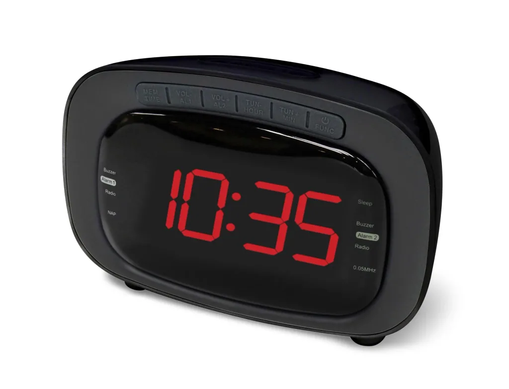 Radio Wecker mit Dual Timer