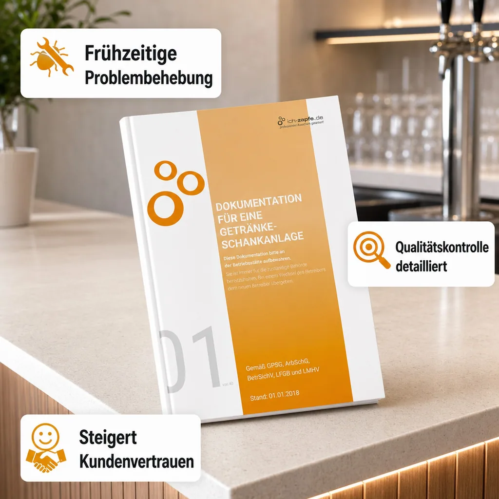 Betriebsbuch für Schankanlagen - Dokumentation für Getränkeschankanlagen