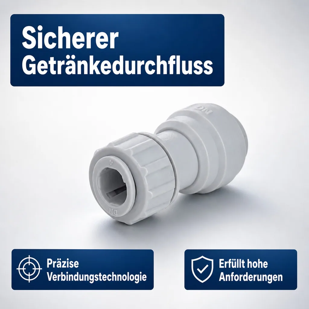 Verbinder 3/8" tube x 5/16" Power, gerade