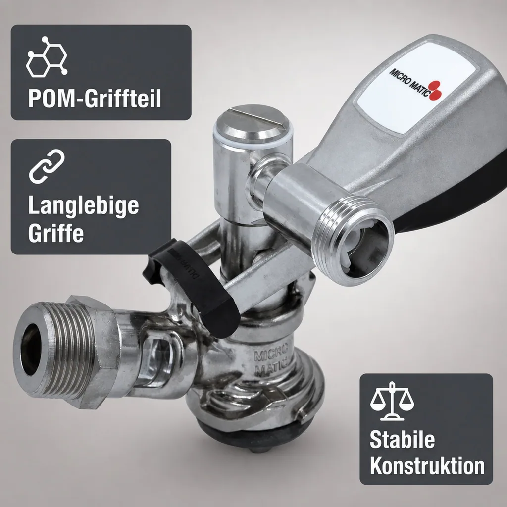 Korb - Zapfkopf, Keg Anschluss - Micro-Matic, Thekenanstich