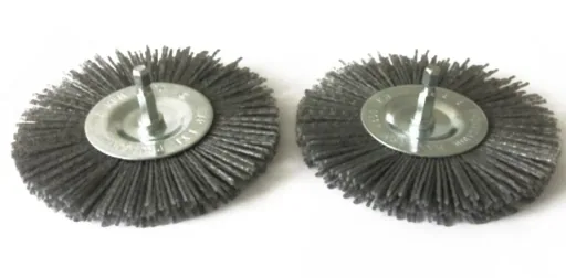 Ersatzbürsten 2er Set Polyamid (Nylon) zum Fugenreiniger GFR 401