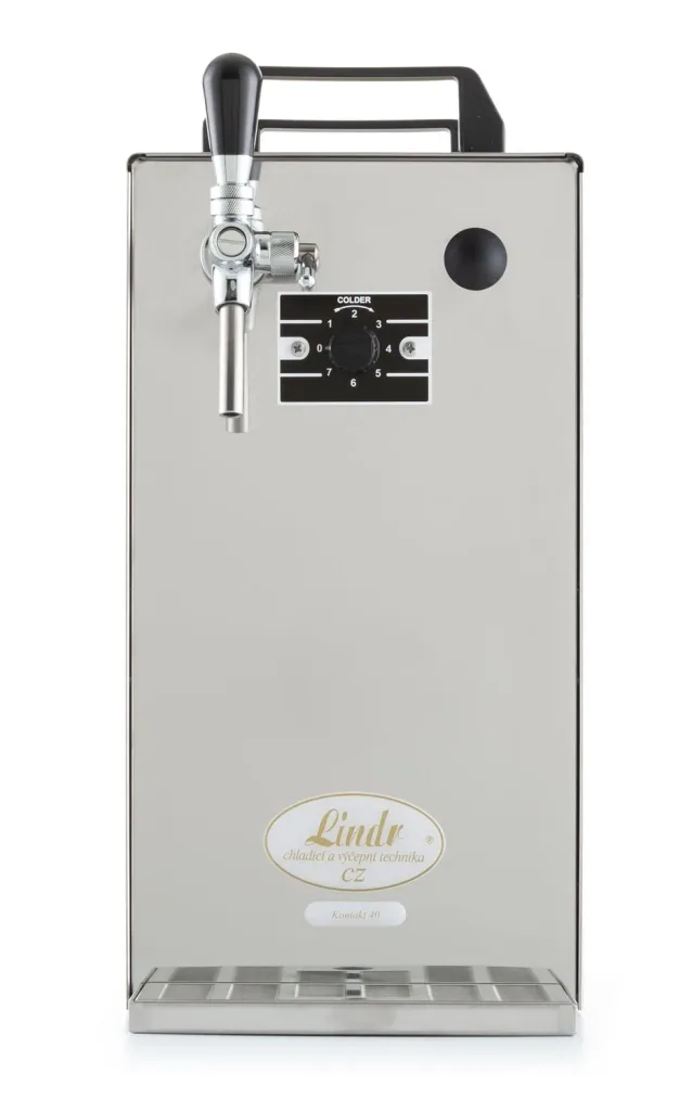 Zapfanlage K 40/K 1-leitig aus Edelstahl, 50 Liter/h, mit Membranpumpe, Bierzapfanlage, Green Line