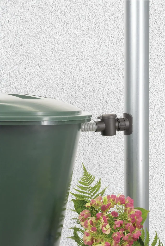 Fallrohrfilter "Speedy", grau - Regensammler montiert in 5 Minuten