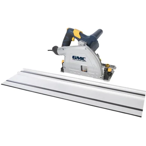1400 W, 165 mm Kreissäge und Führungsschienen-Set