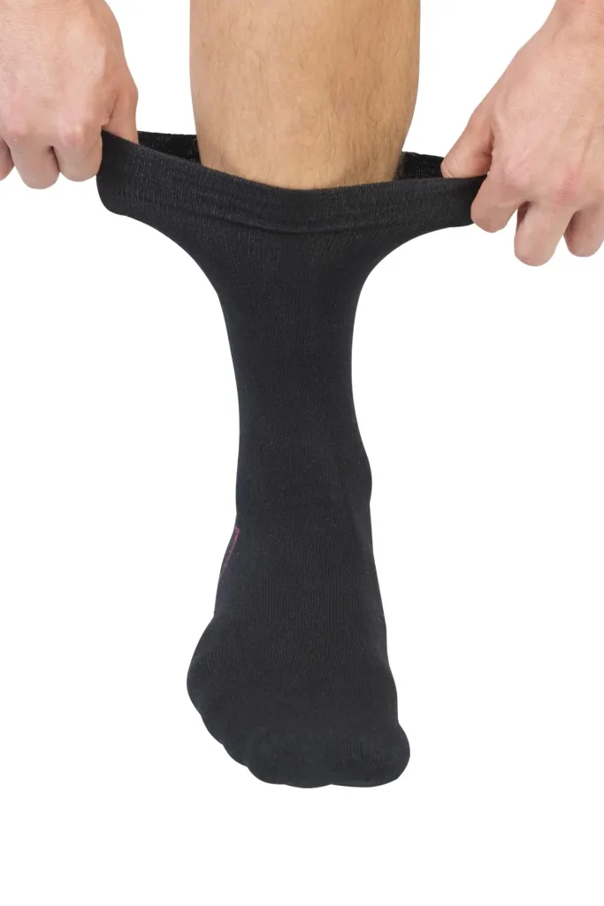 Socken mit extra weitem Bündchen, 3er Sparpack, Farbe schwarz, gr.39/42