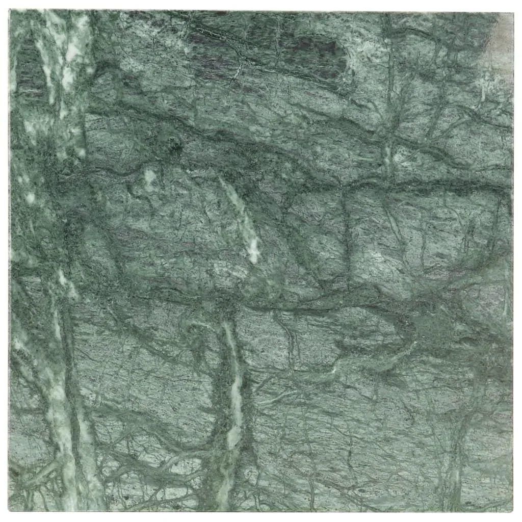 Couchtisch 40x40x35 cm Echtstein mit Marmorstruktur grün