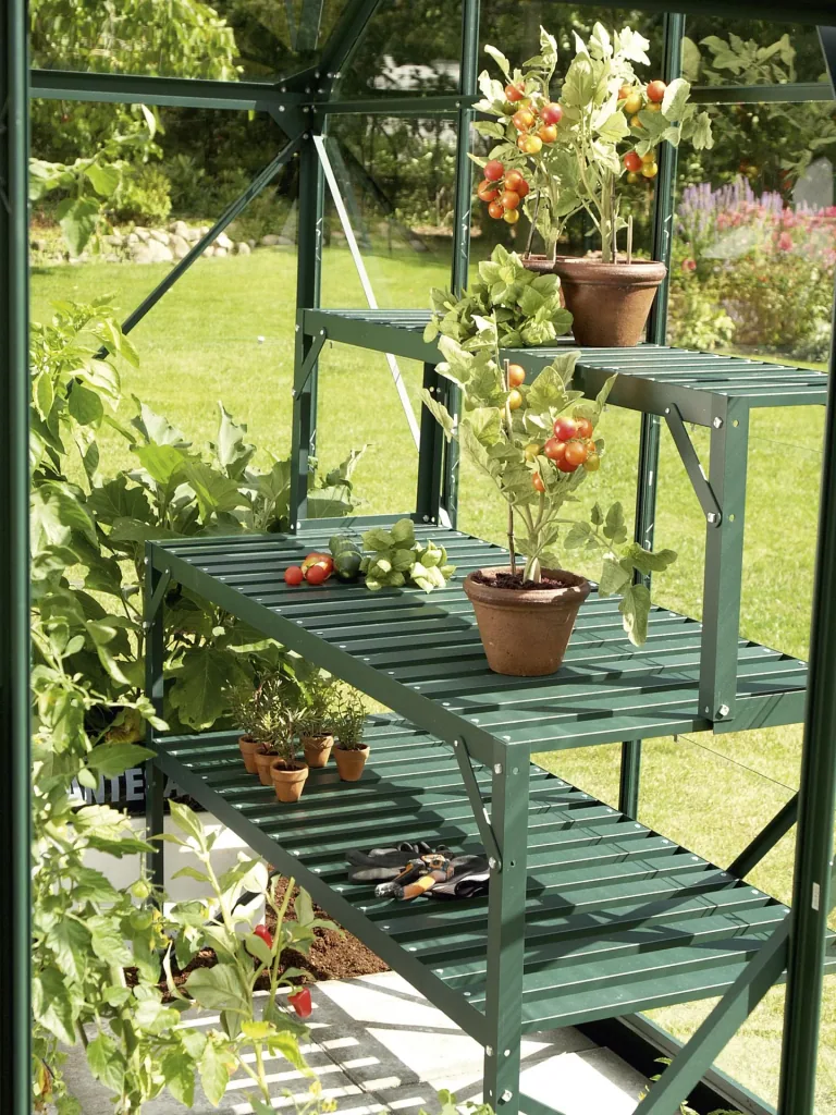 Alu-Tischaufsatz, Farbe 121 x 28 x 39 cm, Farbe smaragd