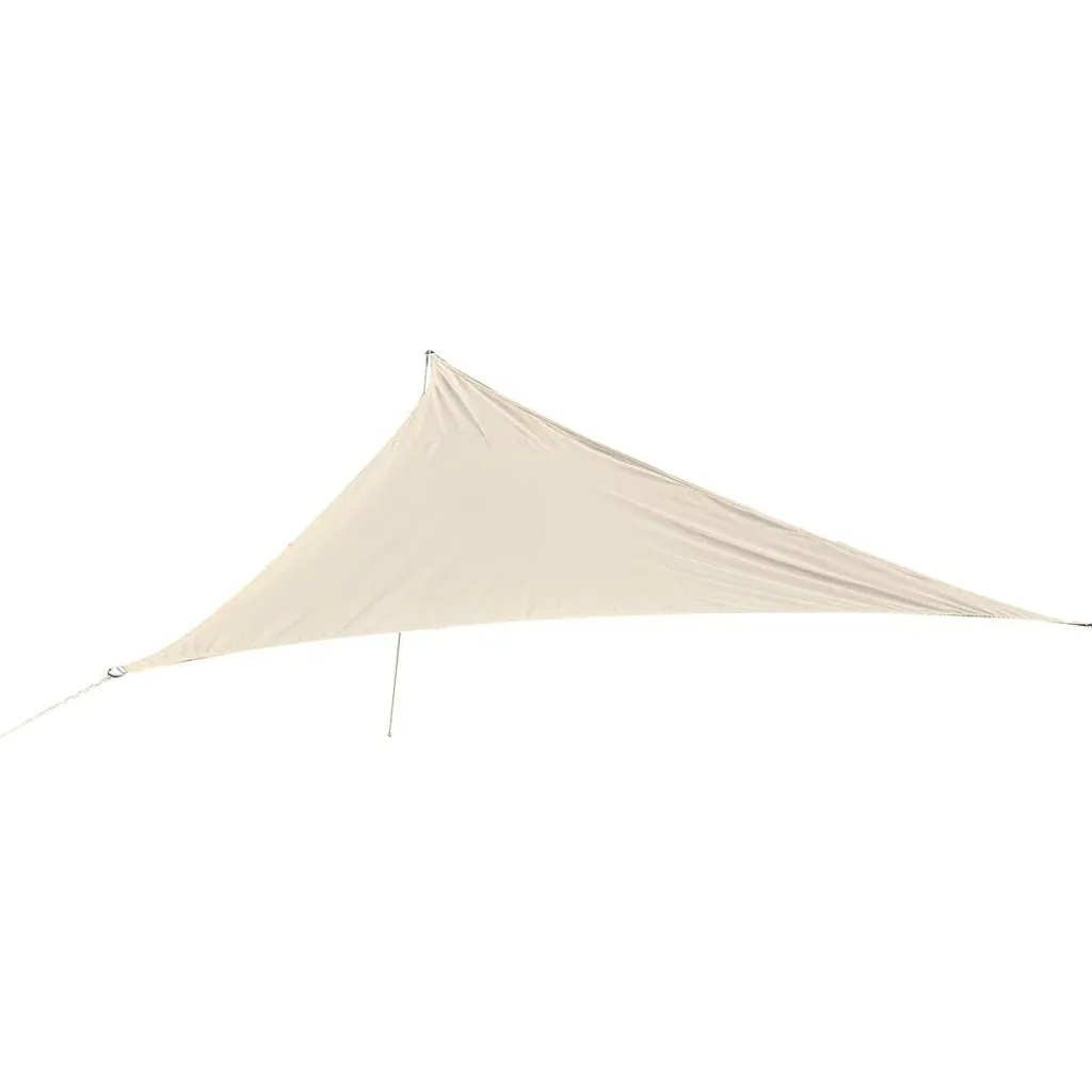 Sonnensegel Dreieck/3x3x3 m Sand Polyester - wasserabweisend