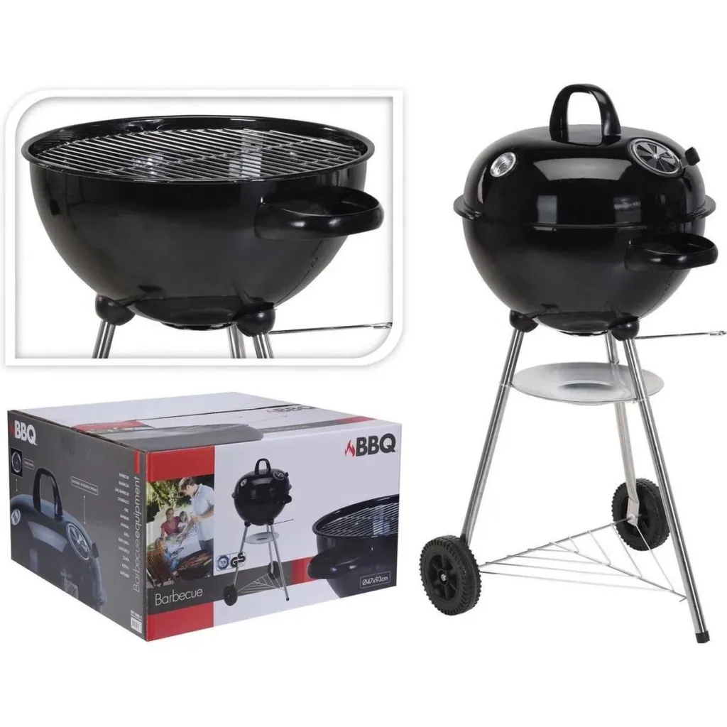 BBQ Holzkohlegrill mit Thermometer - Ø47 cm