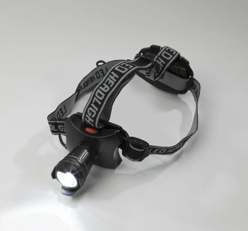 LED Kopflampe mit Zoom, 3 Watt, 150 Lumen