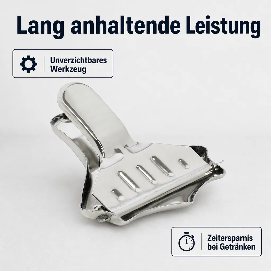 Zitronenpresse, Lemon squeezer - Edelstahl, Hochwertig, robust und langlebig