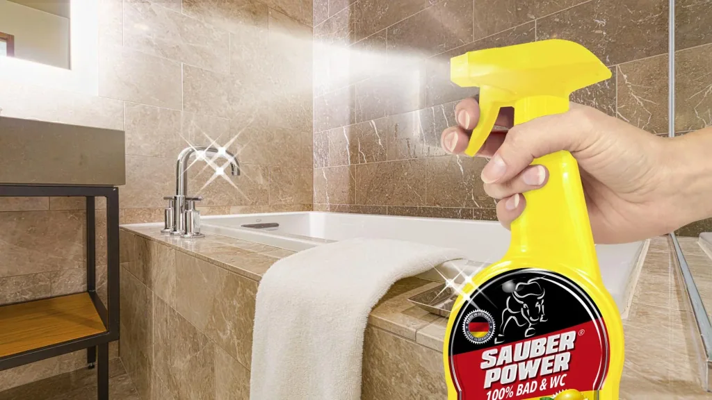 Bad & WC Reiniger-Konzentrat "Sauber-Power", 4-teilig