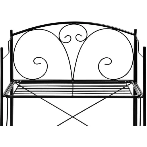 Eisenschrank, zusammenklappbar, 54x28x100cm, Schwarz
