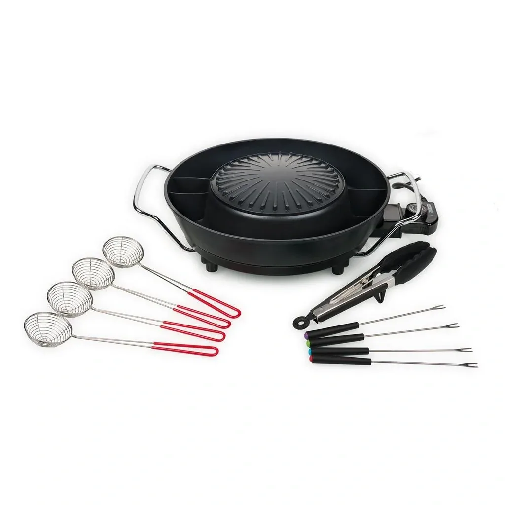 Elektro-Fondue und Grill-Set