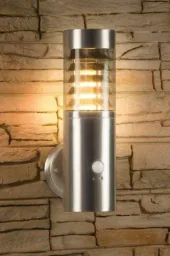 Wandleuchte SATURN 2 mit Bewegungsmelder und Tag/Nachtsensor, 12 Watt, für den Außenbereich