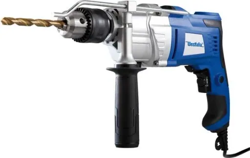 Elektronik Schlagbohrmaschine 1050 Watt, 2-Gang ink. 18-teiligem Makita Bohrer-Set